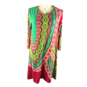 Chico's Quarter Sleeve Pullover Casual Stretch Dress Women’s Size S, 4/6